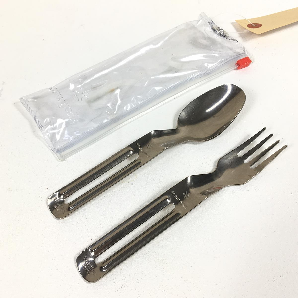 【OneSize シルバー系】 Snowpeak ( スノーピーク ) チタン カトラリー Fs Sct-005 フォーク スプーン 生産終了モデル 入手困難 SCT-005 カトラリー クックウェア