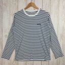 【Men's M ホワイト系】 Montbell ( モンベル ) Wic.ボーダー ロングスリーブt 長袖 ウィックロン Tシャツ 1104818 Asian...