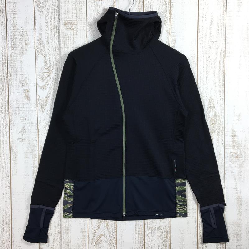 乐天商城 - 【Unisex XS ブラック系】 Mountain Martial Arts MMA ( マウンテンマーシャルアーツ ) Sayama Works（サヤマワークス）ポーラテックパワーグリッド マウンテンフーディ ジャケット Polartec Power Grid Mo