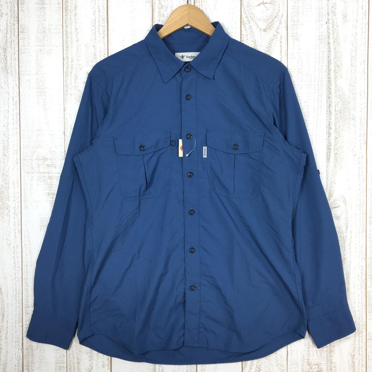 【Men's L ブルー系】 Foxfire ( フォックスファイヤー ) トランスウェット フィールドフロー ゲーム シャツ Ts Field Flow Game Shirt 5212084 Asian Men's 化繊 ロングスリーブシャツ インナー シャツ
