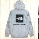 【Men's M グレー系】 The North Face ( ザ・ノースフェイス ) バック スクエア ロゴ フーディ Back Square Logo Ho...