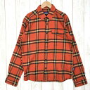 【Men's S オレンジ系】 Patagonia ( パタゴニア ) ロングスリーブ ライトウェイト フィヨルド フランネル シャツ Long Sleeve ...