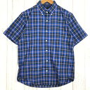 【Men's M ネイビー系】 The North Face ( ザ・ノースフェイス ) ショートスリーブ ボタンダウン シャツ Short Sleeve Bu...