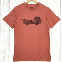 【Men's XS レッド系】 Patagonia ( パタゴニア ) ピックアップ ラインズ オーガニックコットン ポリ Tシャツ 39101 Interna...
