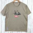 【Men's M ベージュ系】 Chums ( チャムス ) キャンプ Tシャツ 速乾 CH01-1762 Men's 化繊 ショートスリーブTシャツ クルーネ...