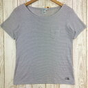 【Women's L グレー系】 The North Face ( ザ・ノースフェイス ) マイクロボーダー ポケット Tシャツ Micro Border Po...