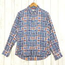 【Men's M ブルー系】 Foxfire ( フォックスファイヤー ) ロングスリーブ パッチワーク クイックドライ シャツ Long Sleeve Pat...