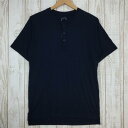 【Unisex M ネイビー系】 Yamatomichi ( 山と道 ) メリノ ヘンリー Tシャツ Merino Henry T-Shirt メリノウール 生...
