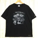【Men's L ブラック系】 Columbia ( コロンビア ) アリガトサン ショートスリーブ Tシャツ Arigatosan Short Sleeve ...