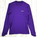 【Men's XS パープル系】 Patagonia ( パタゴニア ) メリノ クルー ロングスリーブ Merino Crew Long Sleeve Int...