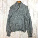 【Men's M グレー系】 Llbean ( エルエルビーン ) ショールカラー ニット セーター ビンテージ International Men's 化繊 ...
