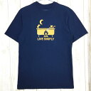 【Men's XS ネイビー系】 Patagonia ( パタゴニア ) リブシンプリー ホット タブ コットンポリ Tシャツ Live Simply Hot ...