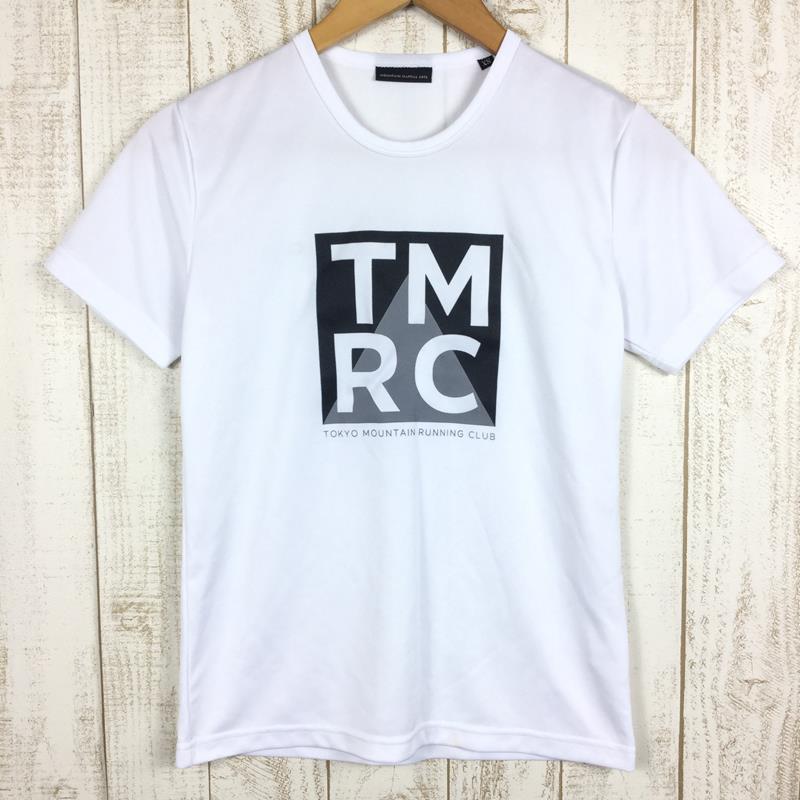 【Unisex XS ホワイト系】 Mountain Martial Arts MMA ( マウンテンマーシャルアーツ ) Tmrc Tokyo Mountain Running Club Tシャツ Unisex 化繊 ショートスリーブTシャツ クルーネック インナー