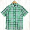 【Men's XS グリーン系】 Patagonia ( パタゴニア ) ショートスリーブ パッカーウェア シャツ Short Sleeved Puckerwa...