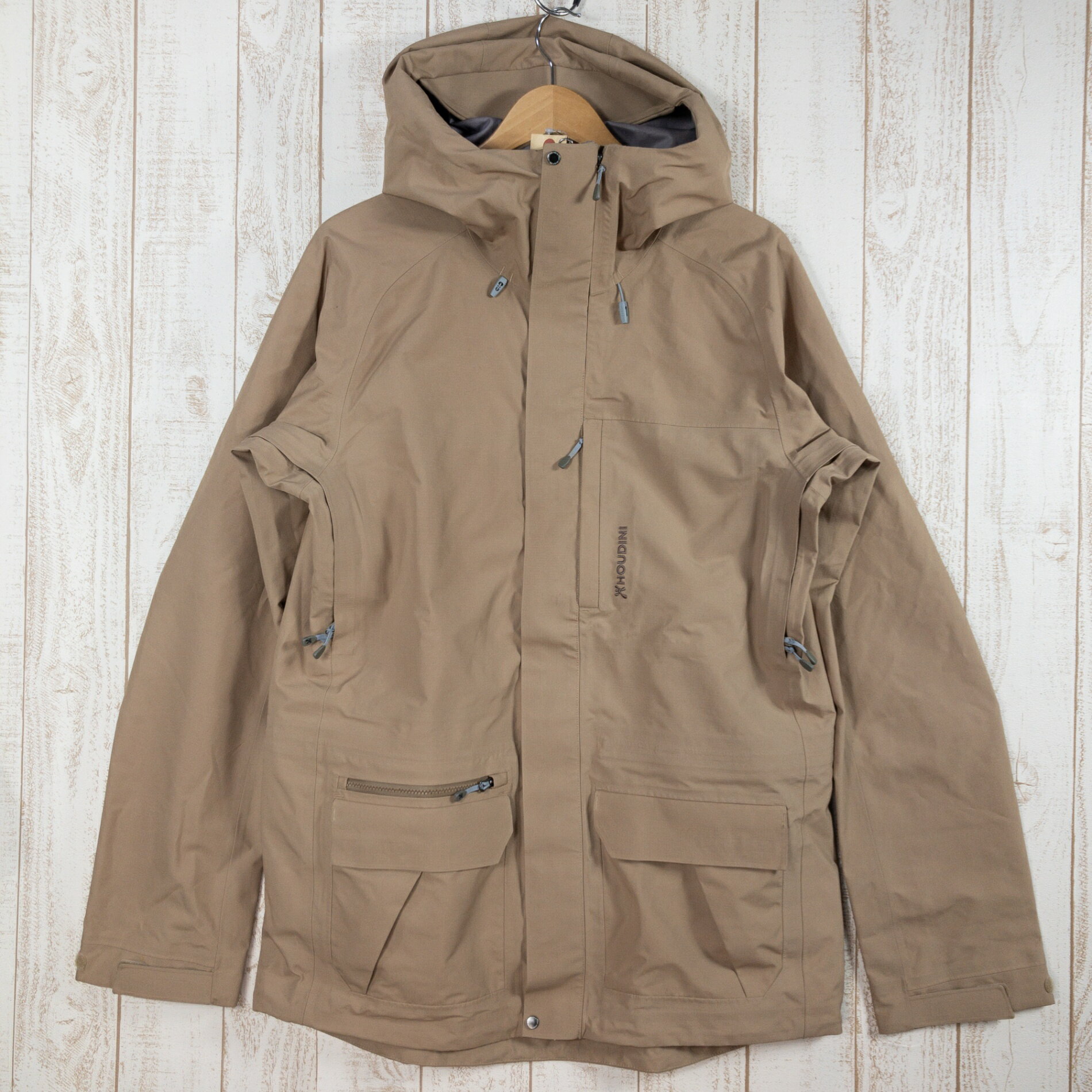 乐天商城 - 【Men's M ベージュ系】 Houdini ( フーディニ ) コーナー ジャケット Corner Jacket ポリエステル Men's ハードシェル アウター ジャケット トップス ウェア
