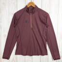 【Women's S ブラウン系】 Millet ( ミレー ) クータイ II ウールジップ ロングスリーブ Kuhtai II Wool Zip Long ...