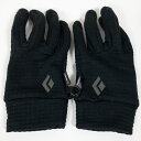 【Unisex S ブラック系】 Black Diamond ( ブラックダイヤモンド ) ミッドウェイト グリッドテック グローブ ポリエステル BD8010...