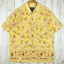 【Men's L イエロー系】 Patagonia ( パタゴニア ) パタロハ シャツ Pataloha Shirt フキラウ柄 ポーレンイエロー アロハシャ...