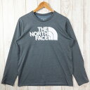 【Men's L グレー系】 The North Face ( ザ・ノースフェイス ) ロングスリーブビッグロゴティー L/S Big Logo Tee ミック...