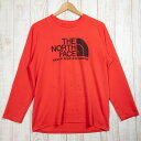 【Men's L レッド系】 The North Face ( ザ・ノースフェイス ) ロングスリーブ GTD ロゴクルー L/S GTD Logo Crew ...