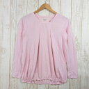 【Women's M ピンク系】 Phenix ( フェニックス ) ロングスリーブ ブラウス ポリエステル ウェア トップス インナー シャツ ロングスリーブ...
