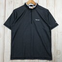 【Men's M ブラック系】 Marmot ( マーモット ) ハーフジップ ショートスリーブシャツ Half Zip Short Sleeve Shirt ...