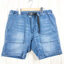 【Men's L ブルー系】 Rokx ( ロックス ) デニム ファティーグ ショーツ Denim Fatigue Short コットン ウェア ボトムス ショーツ ショートパンツ コットン z00050202 コットン ショーツ ショートパンツ ボトムス ウ(4)