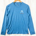 【Men's XS ブルー系】 Patagonia ( パタゴニア ) ロングスリーブ キャプリーン クール メリノ グラフィック シャツ メリノウール ウェア...