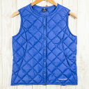 【Women's S ネイビー系】 Montbell ( モンベル ) スペリオダウン ラウンドネックベスト ダウン ウェア トップス ベスト ダウンインサレー...