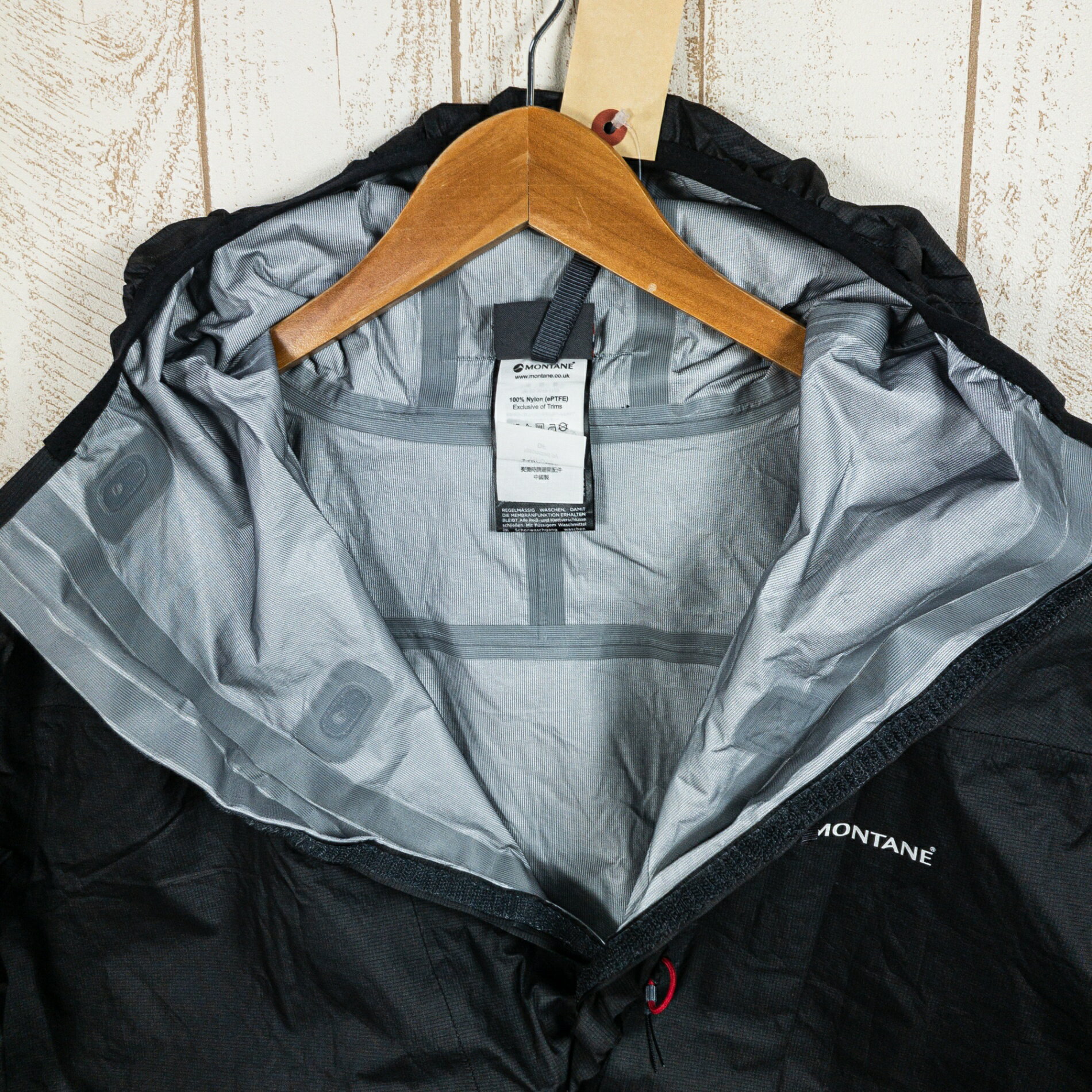 【Men's L ブラック系】 Montane ( モンテイン ) イーベント スペクター スモック eVent SPEKTR SMOCK ナイロン ウェア トップス アウター ジャケット レインシェル eVent ( イーベント ) z00051868 レインシ