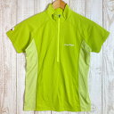 【Women's S イエロー系】 Montbell ( モンベル ) クール ショートスリーブ ジップシャツ Cool Short Sleeve Zip Sh...