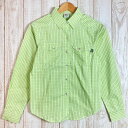 【Women's S グリーン系】 Lowe Alpine ( ロウアルパイン ) ロングスリーブ コットン チェックシャツ コットン ウェア トップス インナ...