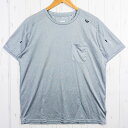 【Men's L グレー系】 Millet ( ミレー ) ヘザー メッシュ クルー ショート スリーブ HEATHER MESH CREW SS ポリエステル ウェア トップス インナー シャツ ショートスリーブTシャツ クルーネック 化繊 z00052238
