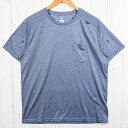 【Men's L ネイビー系】 Millet ( ミレー ) ヘザー メッシュ クルー ショート スリーブ HEATHER MESH CREW SS ポリエステル ウェア トップス インナー シャツ ショートスリーブTシャツ クルーネック 化繊 z00052240