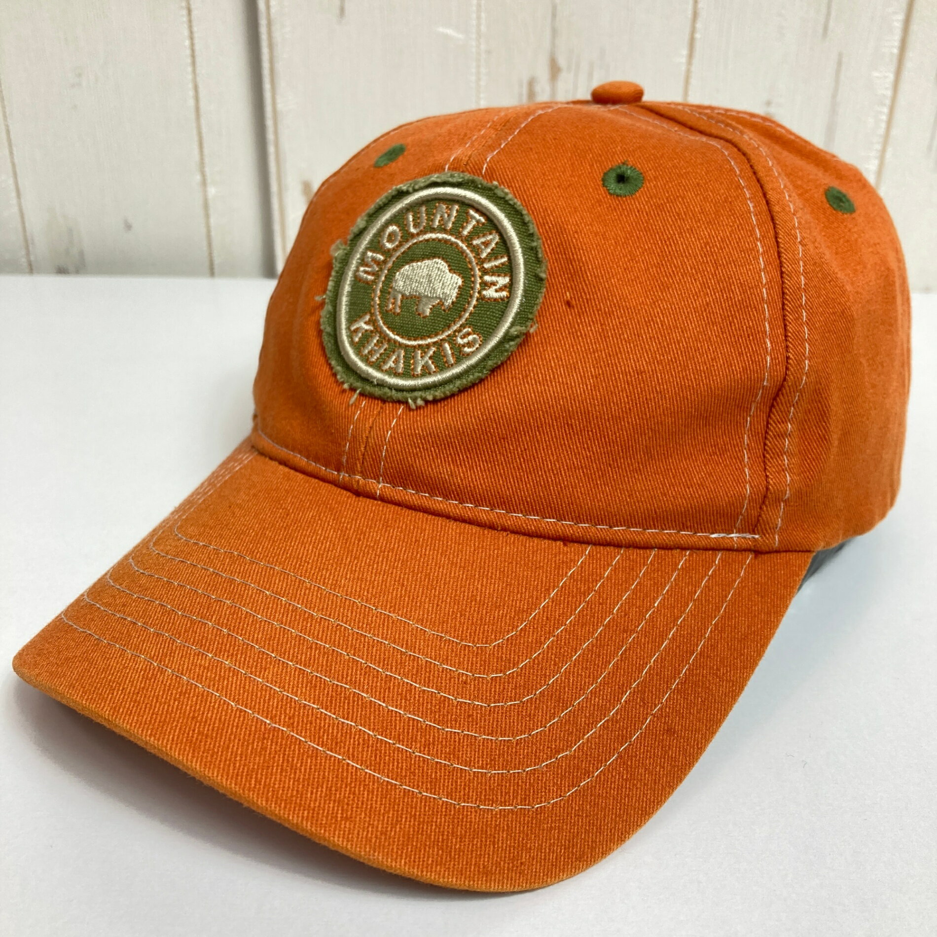 乐天商城 - 【OneSize オレンジ系】 Mountain Khaki ( マウンテンカーキ ) シックスパネル コットン キャップ コットン ウェア ウェア小物 ヘッドウェア キャップ z00052336 キャップ ヘッドウェア ウェア小物 ウェア