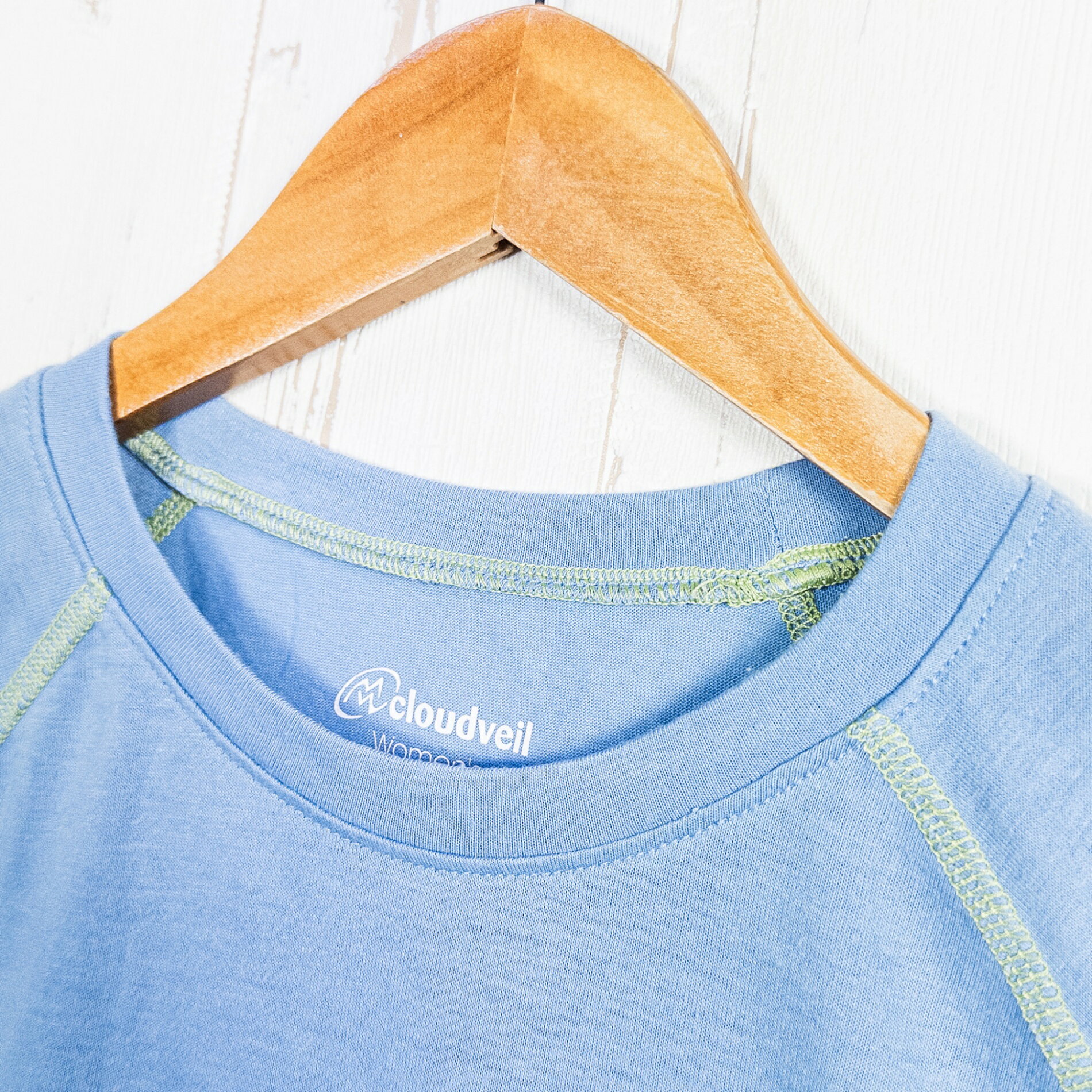 【Women's S ブルー系】 Cloudveil ( クラウドベイル ) ショートスリーブティー ポリエステル ウェア トップス インナー シャツ ショートスリーブTシャツ クルーネック 化繊 z00052303 化繊 ショートスリーブTシャツ クルーネック イ
