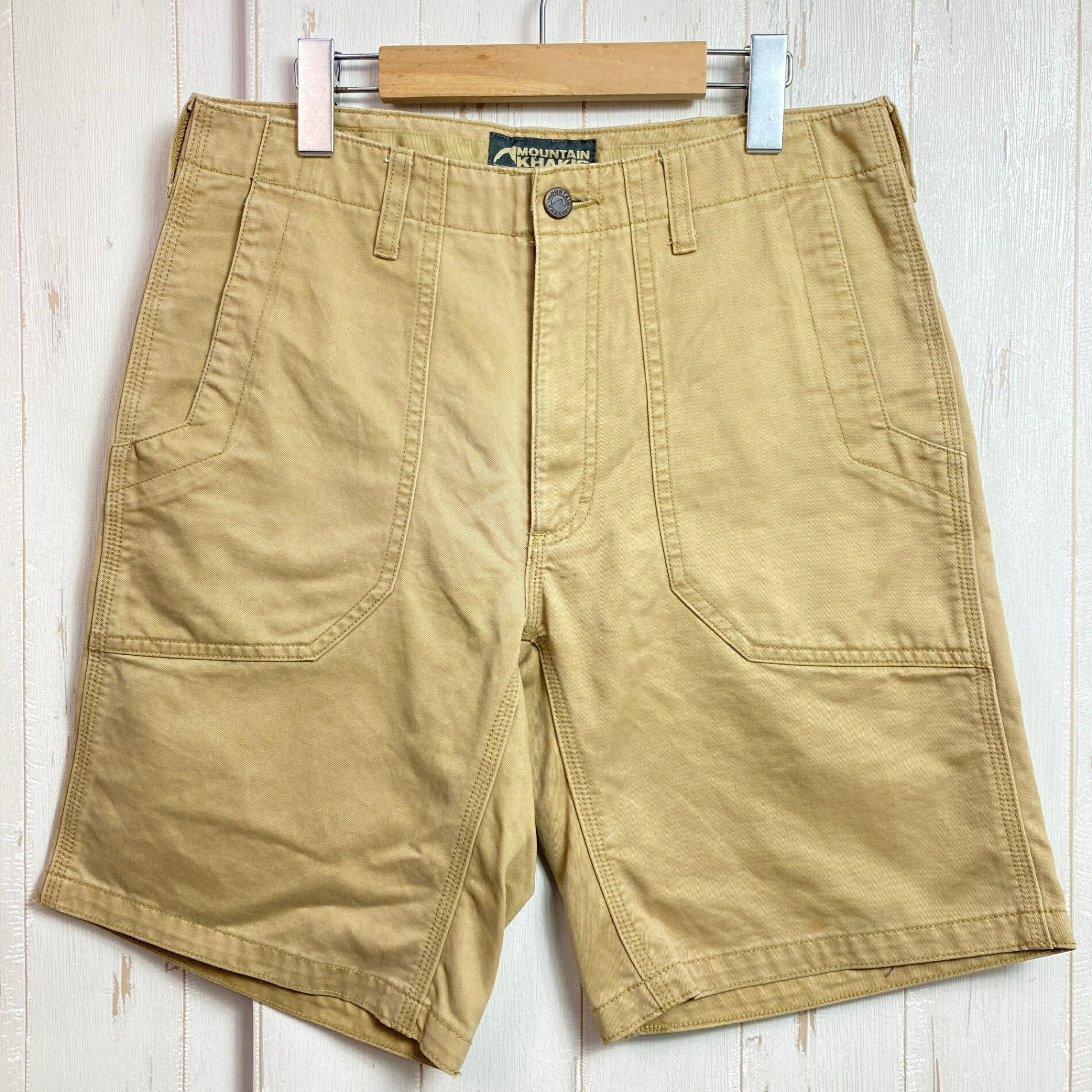 樂天商城 - 【Men's 30 ベージュ系】 Mountain Khaki ( マウンテンカーキ ) ヴィレッジ ショーツ Village Short コットン ウェア ボトムス ショーツ ショートパンツ コットン z00052026 コットン ショーツ ショートパンツ ボトム