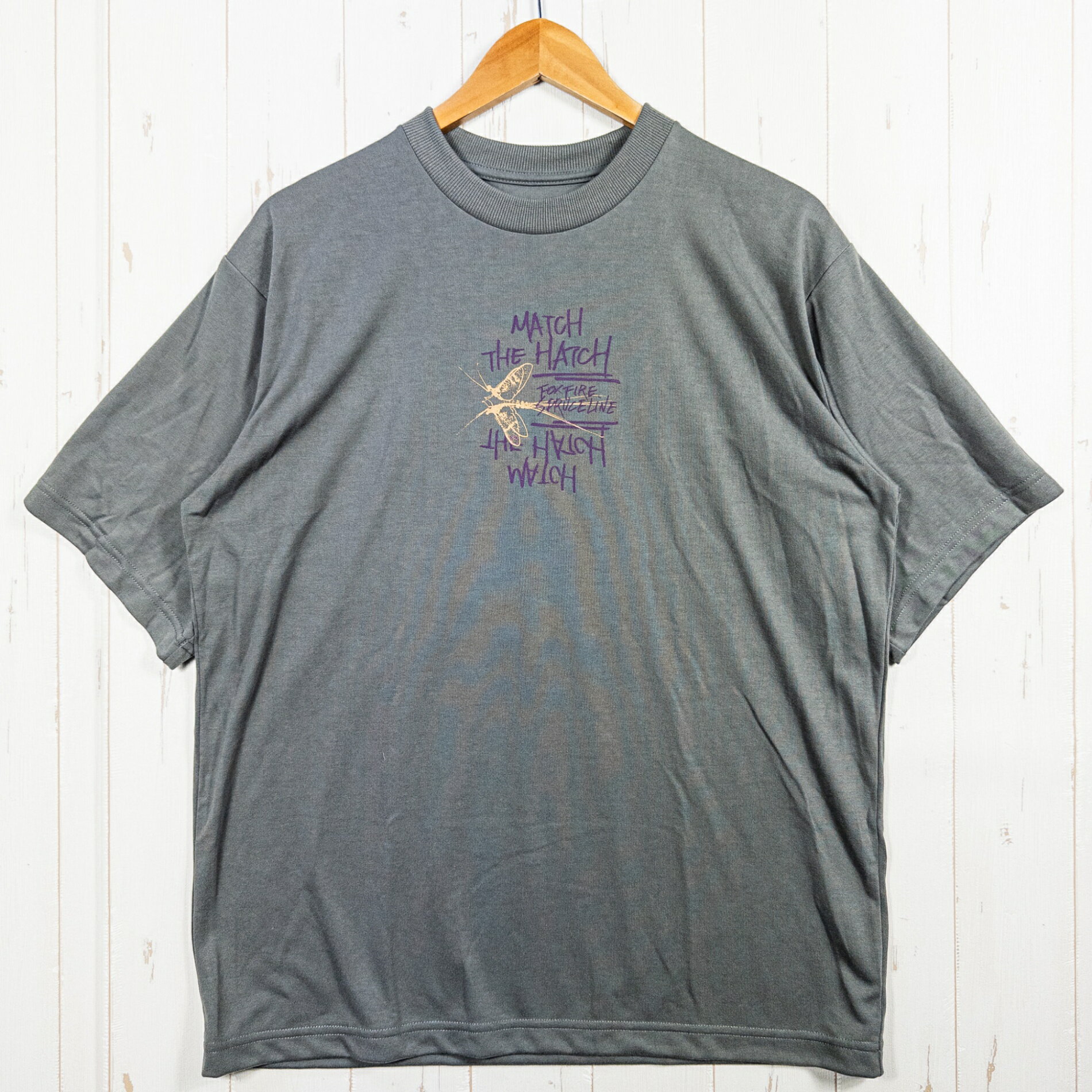 【Men's M グリーン系】 Foxfire ( フォックスファイヤー ) TSベーシックマッチザハッチティーS/S ポリエステル ウェア トップス インナー シャツ ショートスリーブシャツ 化繊 z00053068 化繊 ショートスリーブシャツ インナー シャ