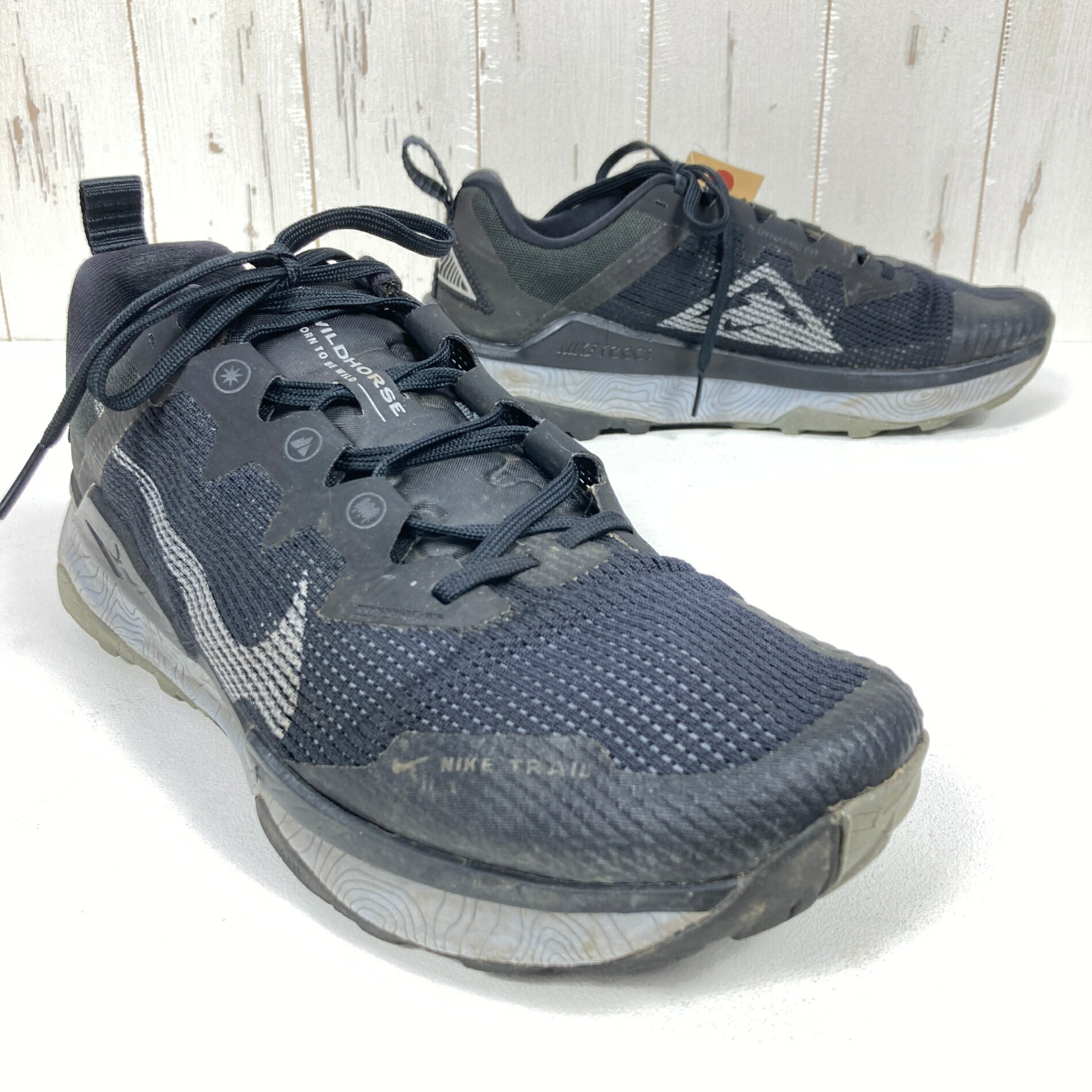 【Men's 27.5cm ブラック系】 Nike ( ナイキ ) リアクト ワイルドホース 8 React Wildhorse 8 フットウ..