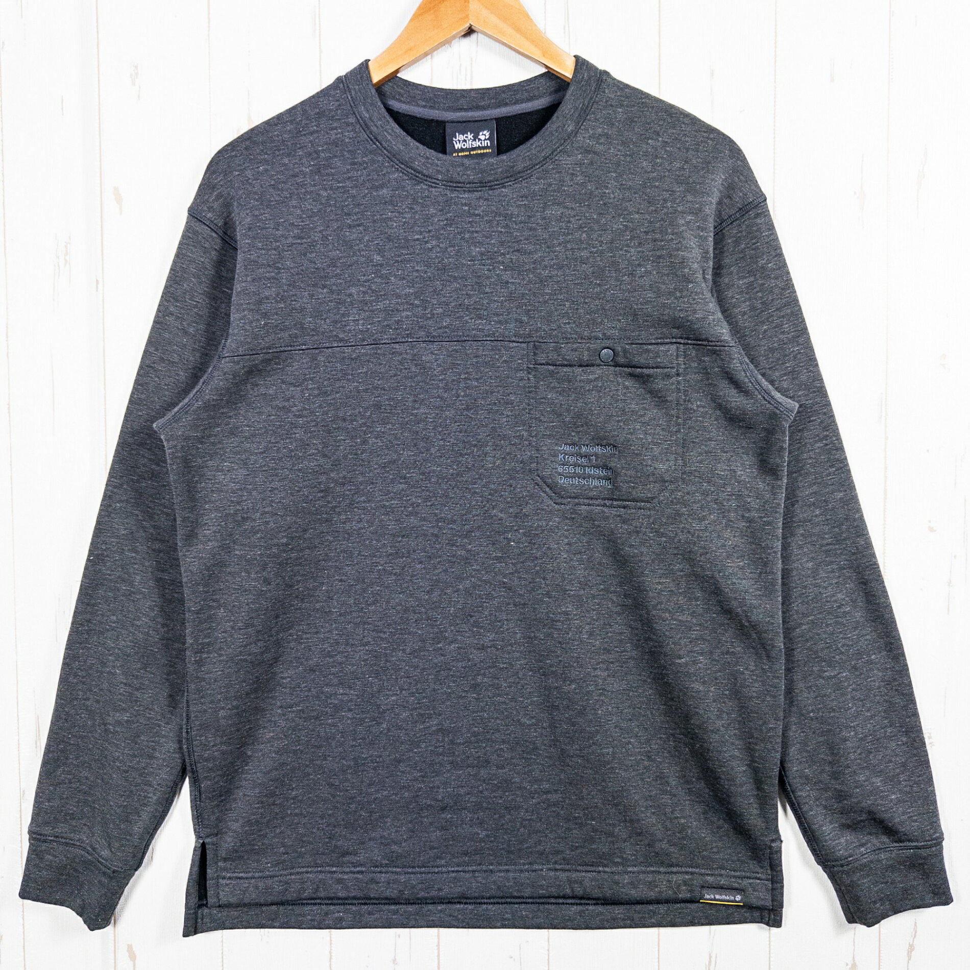 乐天商城 - 【Men's M ブラック系】 Jackwolfskin ( ジャックウルフスキン ) JP アーバン サーモ プルオーバー JP URBAN THERMO PULLOVER ポリエステル ウェア トップス アウター ジャケット フリース z00053097 フリ
