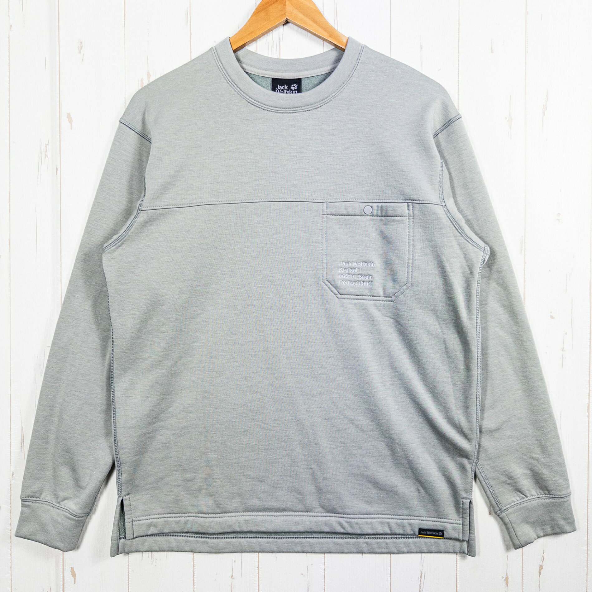 乐天商城 - 【Men's M グレー系】 Jackwolfskin ( ジャックウルフスキン ) JP アーバン サーモ プルオーバー JP URBAN THERMO PULLOVER ポリエステル ウェア トップス アウター ジャケット フリース z00053095 フリ