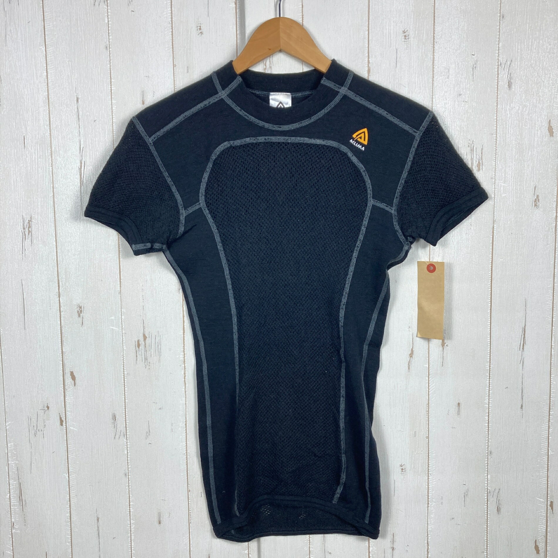 【Men's XS ブラック系】 Aclima ( アクリマ ) ウールネット ティーシャツ Wool Net T Short メリノウール ウェア トップス インナー シャツ ショートスリーブTシャツ クルーネック ウール z00053827 ウール ショートスリ