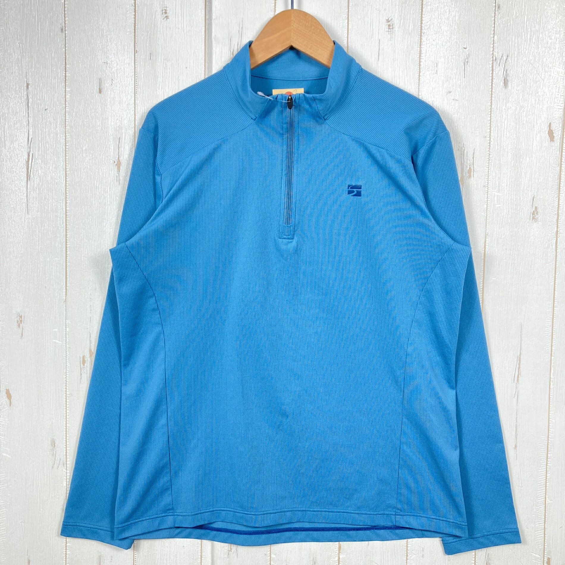 【Women's L ブルー系】 Finetrack ( ファイントラック ) ドラウトクアッド ジップネック ポリエステル ウェア トップス インナー シャツ ロングスリーブシャツ 化繊 z00054134 化繊 ロングスリーブシャツ インナー シャツ トップス