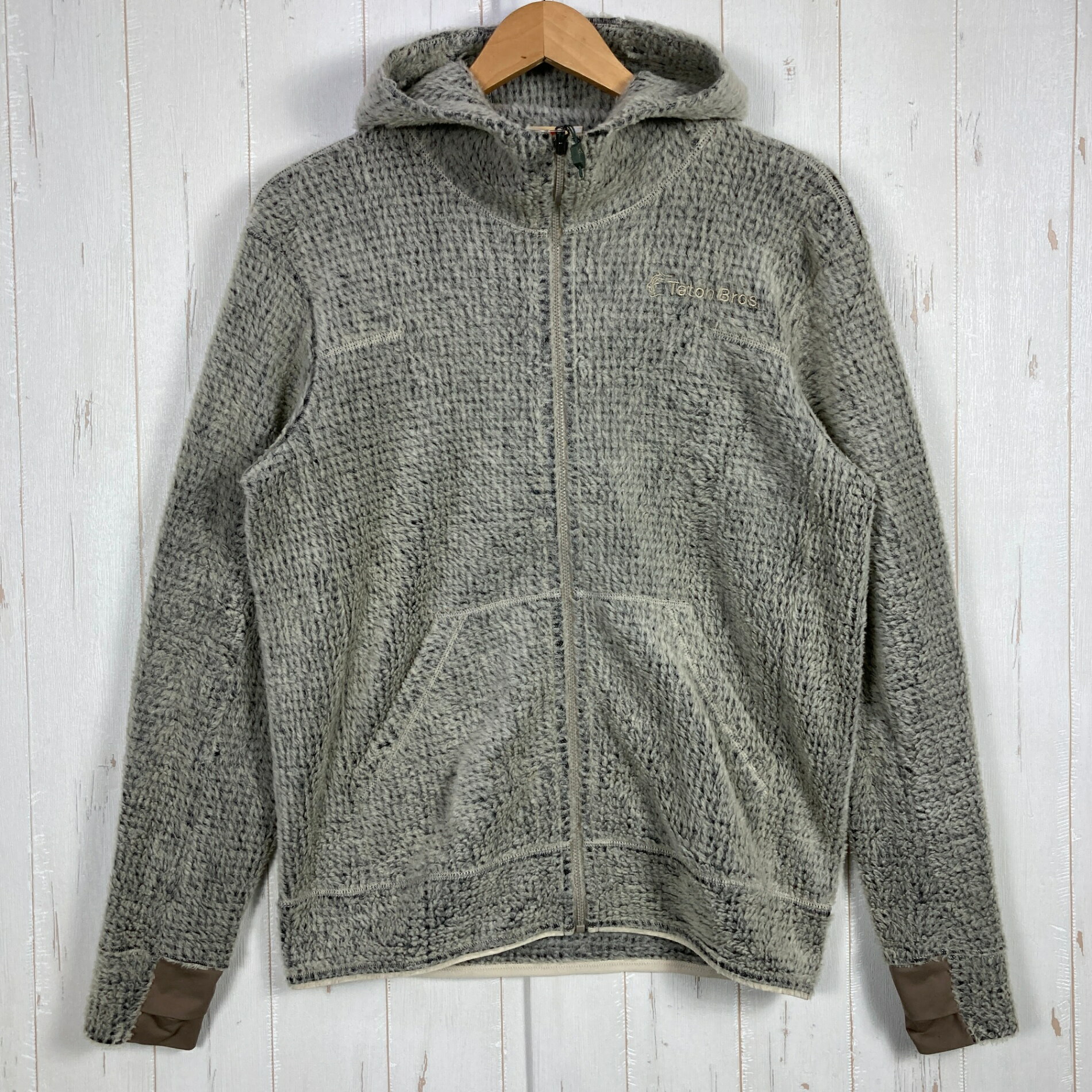 Rakuten - 【Men's S ベージュ系】 Teton Bros ( ティートンブロス ) ウール エア フーディー Wool Air Hoody ウール ウェア トップス アウター ジャケット フリース z00054834 フリース アウター ジャケット トップス ウェア