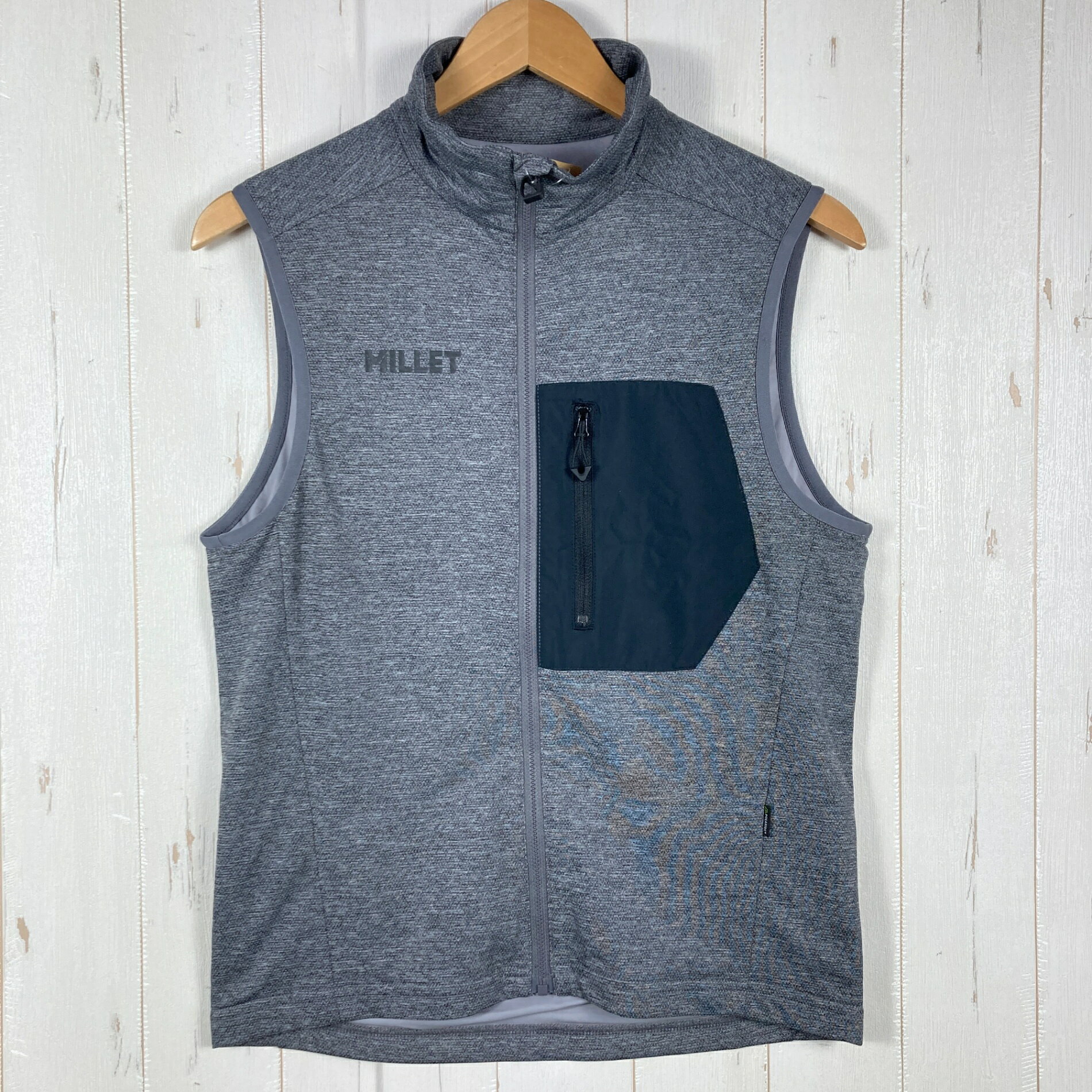 ��Unisex XXS ���졼�ϡ� Millet ( �ߥ졼 ) ����ե� �饤�� �������å� �٥��� ALPHA LIGHT SWEAT VEST CHARC...