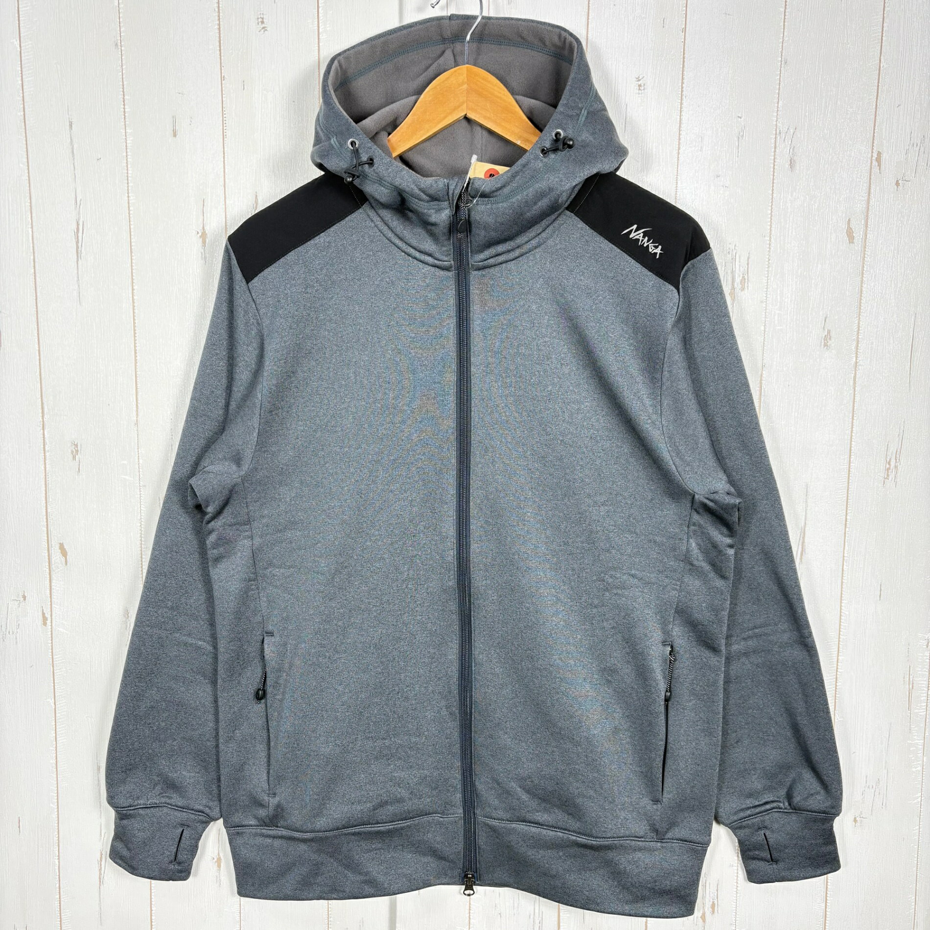 乐天商城 - 【Men's S グレー系】 Nanga ( ナンガ ) ポーラテック パワー ストレッチ ジップ フーディ Polartec Power Stretch Zip Hoodie ポリエステル ウェア トップス アウター ジャケット フリース ポーラテック・パワース