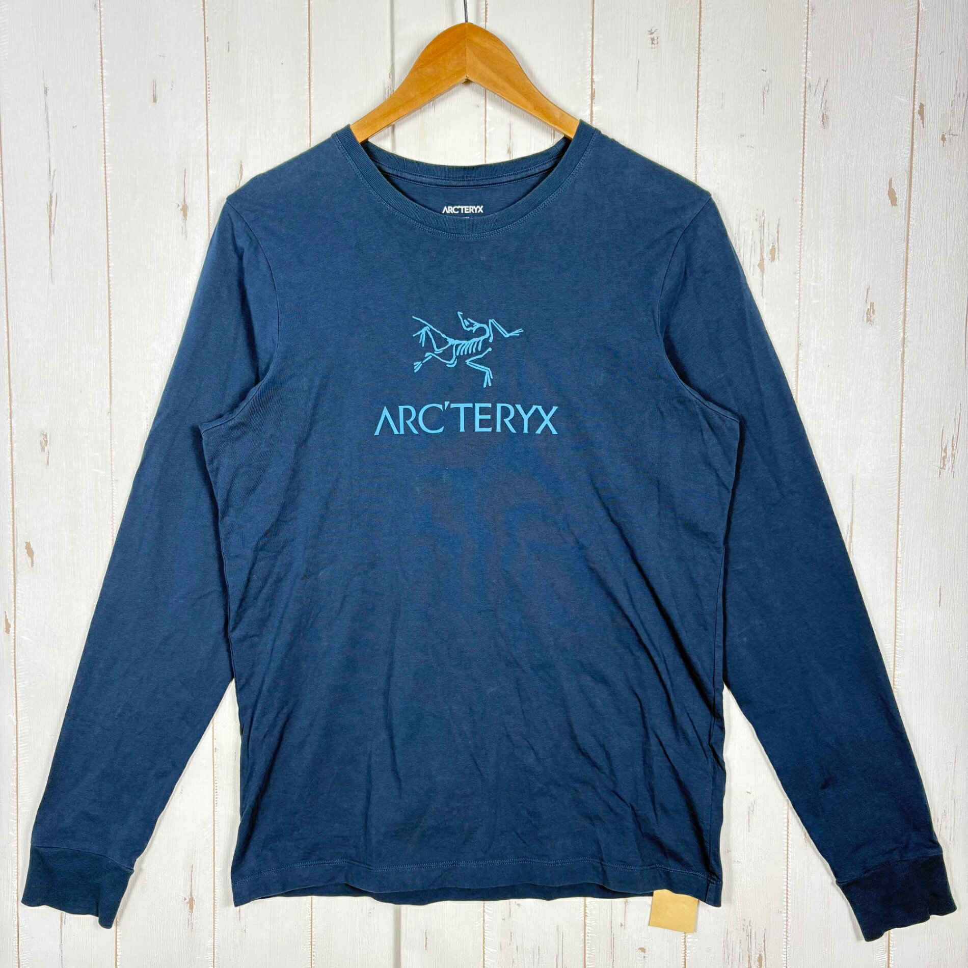 乐天商城 - 【Men's S ネイビー系】 Arcteryx ( アークテリクス ) アークワード ティーシャツ ロングスリーブ ARC' WordT-Shirt Long Sleeve オーガニックコットン ウェア トップス インナー シャツ ロングスリーブTシャツ クルーネ