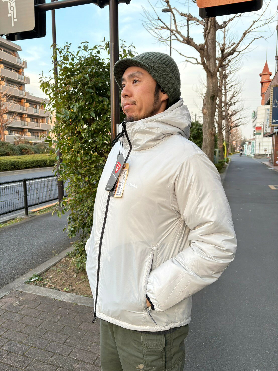 乐天商城 - 【Men's L グレー系】 Wildthings ( ワイルドシングス ) リバーシブル ビレイ ジャケット Reversible Belay Jacket WT24120SK PPL×GRY z00056187 PPL×GRY 化繊インサレーション アウター