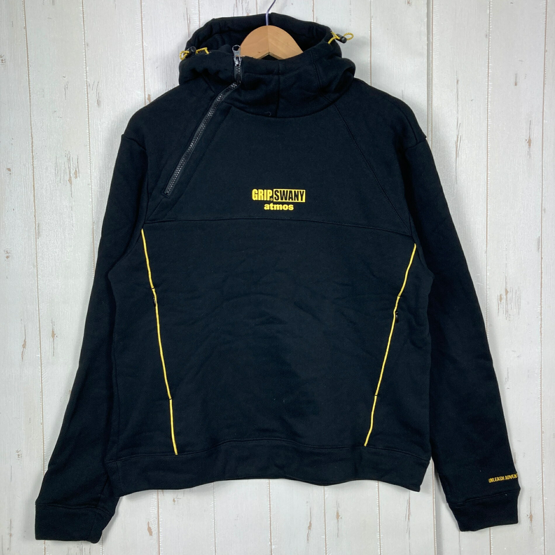 樂天商城 - 【Men's M ブラック系】 Grip Swany ( グリップスワニー ) ニンジャ フーデッド スウェットシャツ Ninja Hooded Sweatshirt atmos別注 コットン ウェア トップス インナー シャツ フーディ コットン z0005642