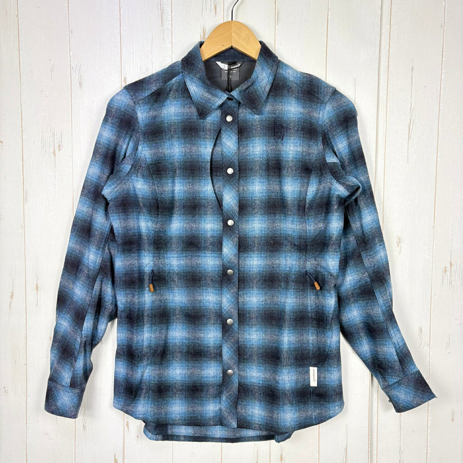 ��Women's S �֥롼�ϡ� Norrona ( �Υ����� ) ����å� ������ ����� ������� Tamok Wool Shirt W's 1219-1...